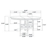 Hester - 5 Piece Dining Set - Espresso