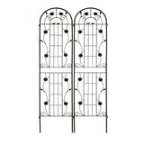 Metal Garden Trellis Rustproof Trellis For Climbing Plant Outdoor Flower Support