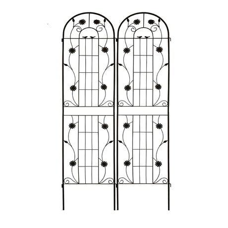 Metal Garden Trellis Rustproof Trellis For Climbing Plant Outdoor Flower Support