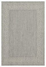Sunshine - 5'3" X 7'3" Indoor, Outdoor, Area Rug Polypropylene - Silver