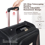 4 Piece Set Softshell Luggage