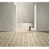 Elegant Waterjet Polished Marble Tile For Floor And Wall