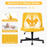 Criss Cross Office Chair With Adjustable Height, Ergonomic Design