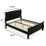 Louis Phillipe Sleigh Bed