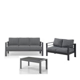 Outdoor Patio Set All-Weather With Thick Cushions