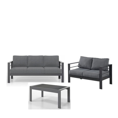 Outdoor Patio Set All-Weather With Thick Cushions