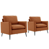Nordic Retro Light Luxury Upholstered Sofa Chair