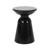 Outdoor Modern Metal End Large Table