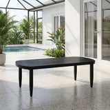 Outdoor Elegance Table, Rounded Corners