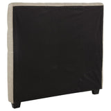 Chloe Upholstered Full Panel Headboard Oatmeal - 300007FB1