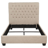Chloe Upholstered Full Panel Bed Oatmeal - 300007F