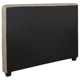 Chloe Upholstered California King Panel Headboard Oatmeal - 300007KWB1