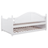 Julie Ann Wood Twin Daybed with Trundle White - 300053