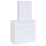 Harvey Vanity Set with Lift-Top Stool White - 300290