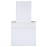 Harvey Vanity Set with Lift-Top Stool White - 300290