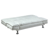 Dilleston Upholstered Tufted Convertible Sofa Bed White - 300291