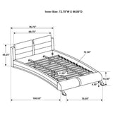 Jeremaine 4-piece California King Bedroom Set White - 300345KW-S4L