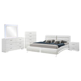 Jeremaine 5-piece California King Bedroom Set White - 300345KW-S5L