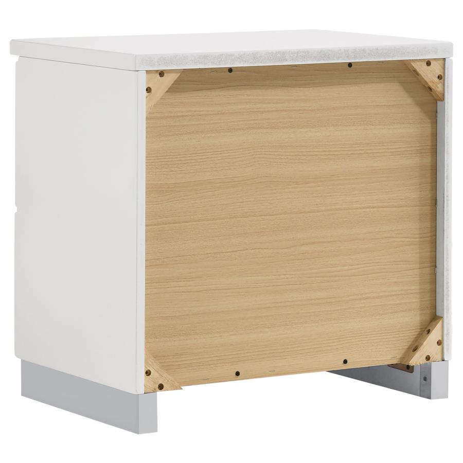 Jeremaine 4-piece Queen Bedroom Set White - 300345Q-S4