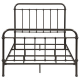 Livingston Metal Full Open Frame Bed Dark Bronze - 300399F