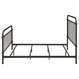 Livingston Metal Full Open Frame Bed Dark Bronze - 300399F