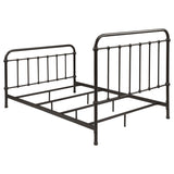 Livingston Metal Full Open Frame Bed Dark Bronze - 300399F
