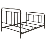 Livingston Metal Full Open Frame Bed Dark Bronze - 300399F