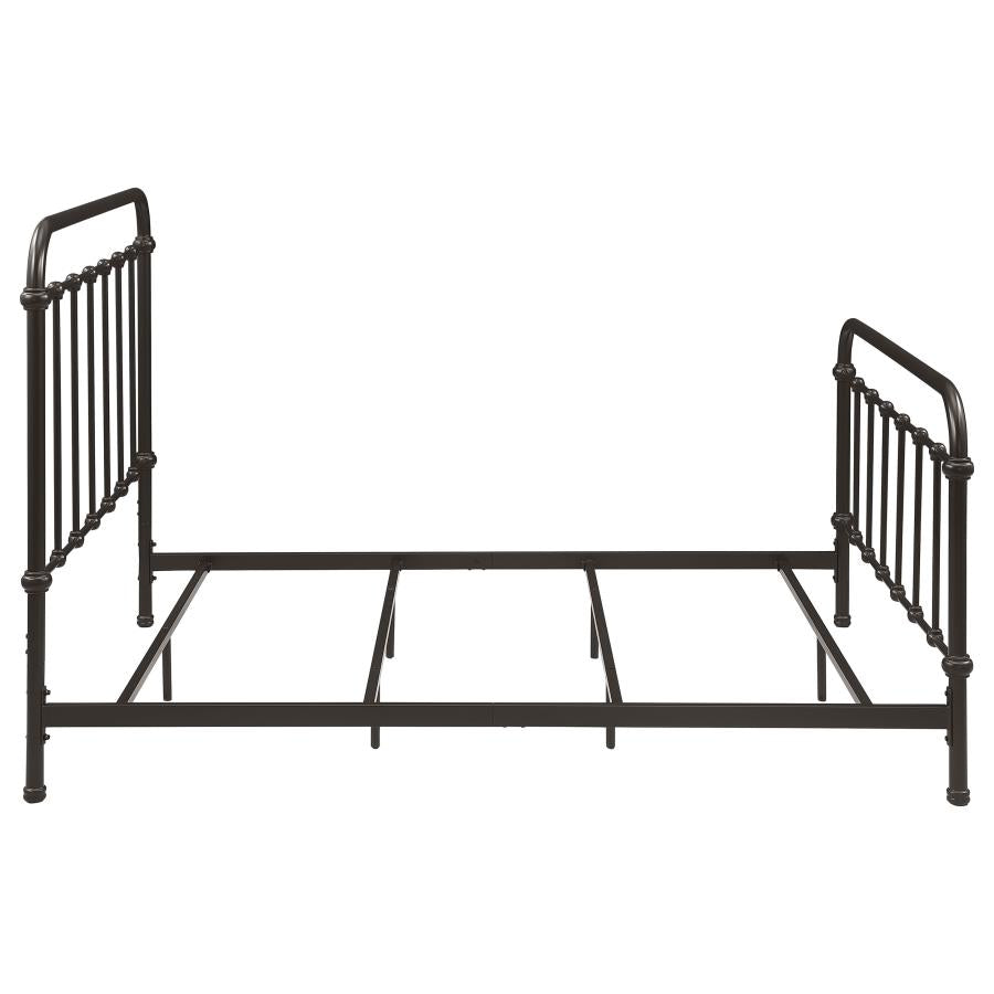 Livingston Metal Full Open Frame Bed Dark Bronze - 300399F