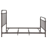 Livingston Metal Queen Open Frame Bed Dark Bronze - 300399Q