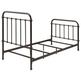 Livingston Metal Twin Open Frame Bed Dark Bronze - 300399T
