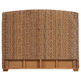 Laughton Woven Banana Leaf Eastern King Headboard Amber - 300501KEB1