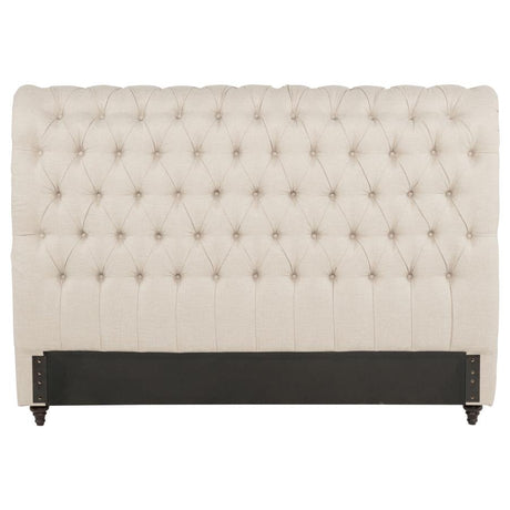 Devon 57-inch Upholstered Full Headboard Beige - 300525FB1
