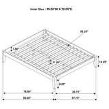 Hounslow Full Universal Platform Bed Cappuccino - 300555F