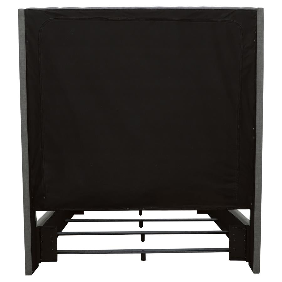 Camille Upholstered California King Panel Bed Grey - 300621KW
