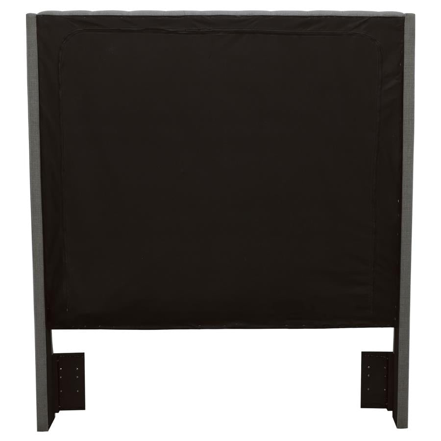 Camille Upholstered Queen Panel Headboard Grey - 300621QB1