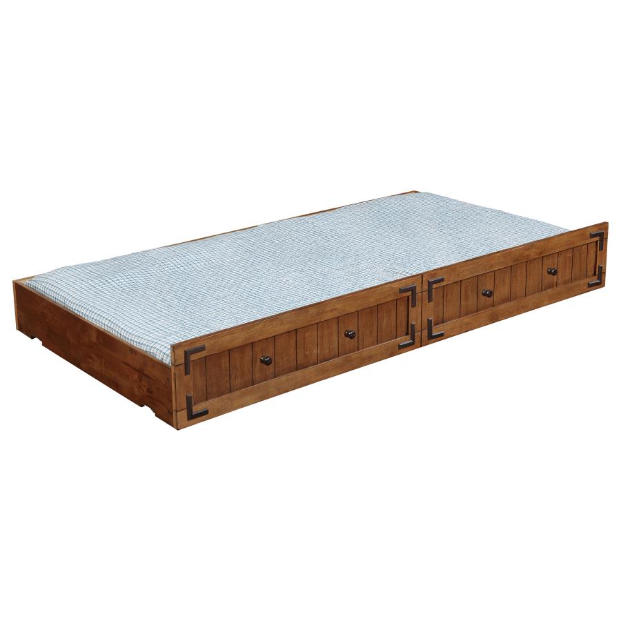 Oakdale Wood Twin Daybed with Trundle Rustic Honey - 300675-SET
