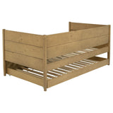 Calinda Wood Twin Daybed With Trundle Natural - 300685