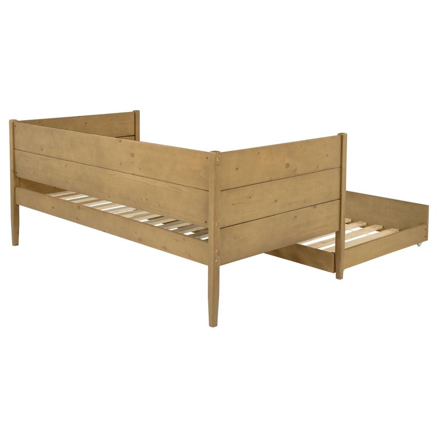 Calinda Wood Twin Daybed With Trundle Natural - 300685