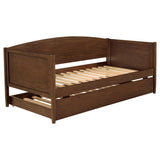 Bozeman Wood Twin Daybed With Trundle Medium Walnut - 300686