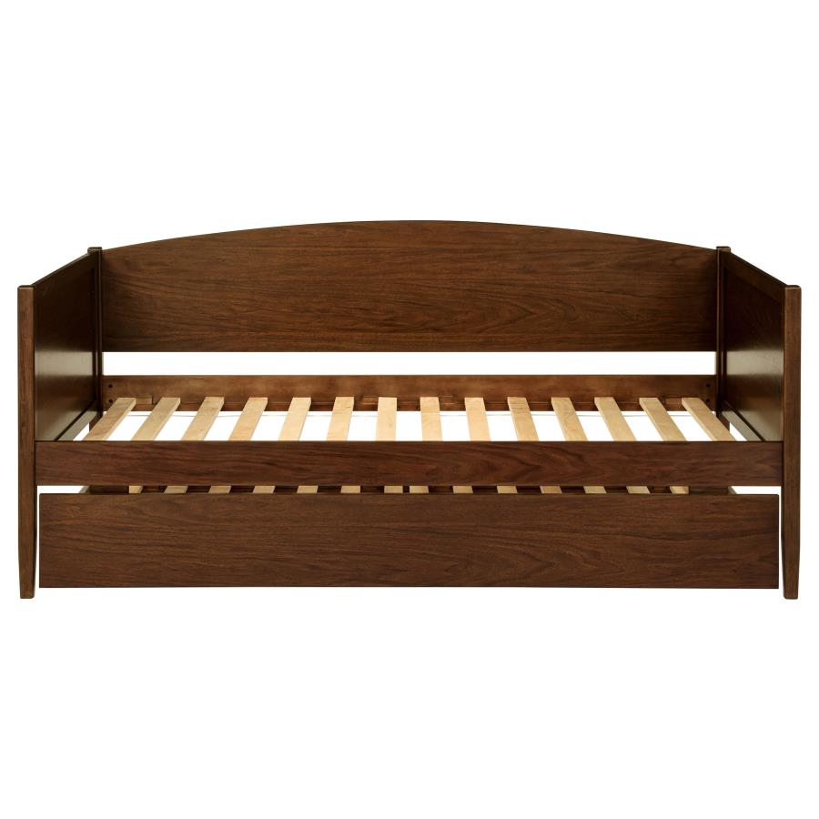 Bozeman Wood Twin Daybed With Trundle Medium Walnut - 300686