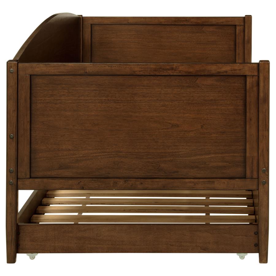Bozeman Wood Twin Daybed With Trundle Medium Walnut - 300686