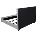 Patricia 58-inch Boucle Upholstered California King Bed Grey - 300719KW