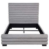 Patricia 58-inch Boucle Upholstered Queen Bed Grey - 300719Q