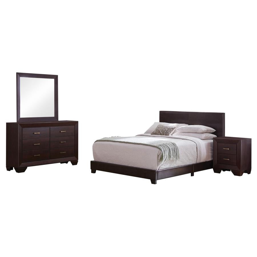 Dorian 4-piece California King Bedroom Set Dark Cocoa - 300762KW-S4