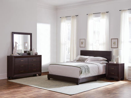 Dorian 4-piece Queen Bedroom Set Dark Cocoa - 300762Q-S4
