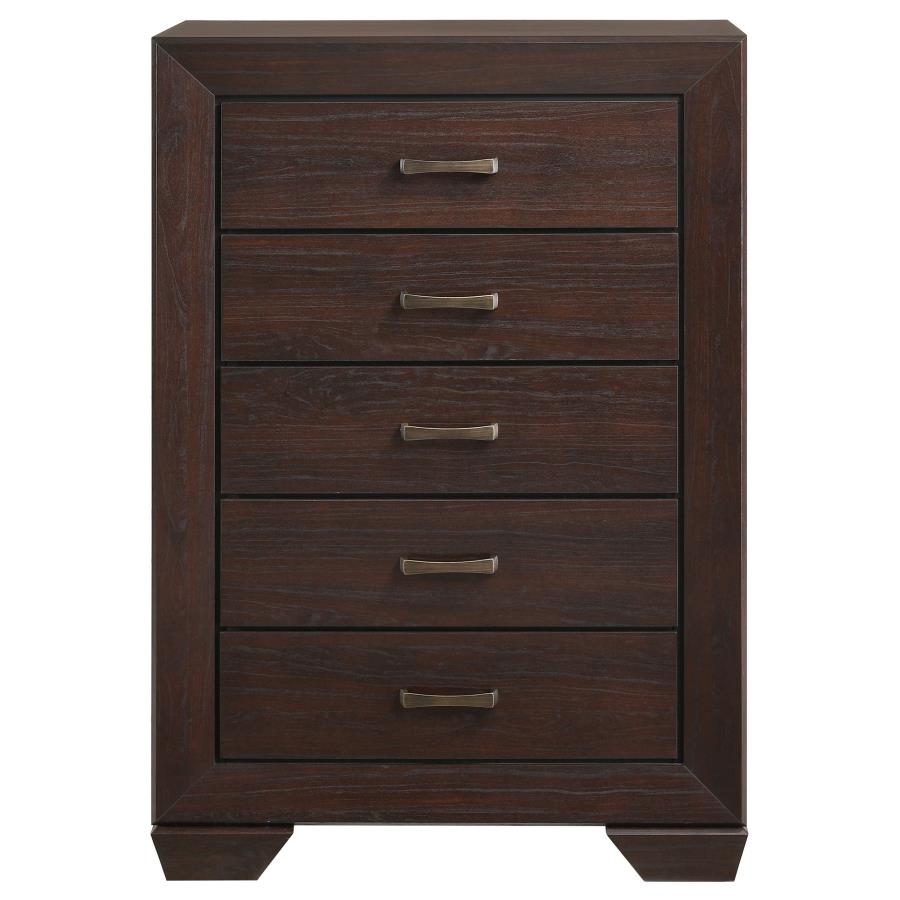 Dorian 5-piece Queen Bedroom Set Dark Cocoa - 300762Q-S5