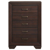 Dorian 5-piece Queen Bedroom Set Dark Cocoa - 300762Q-S5
