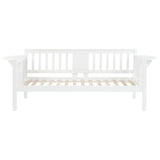 Bethany Wood Twin Daybed with Drop-down Tables White - 300837