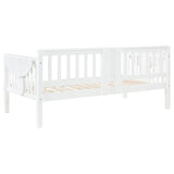 Bethany Wood Twin Daybed with Drop-down Tables White - 300837
