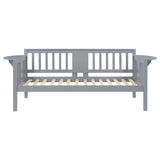 Bethany Wood Twin Daybed with Drop-down Tables Grey - 300838